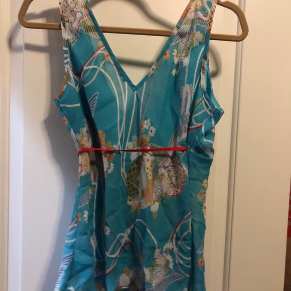 Bluish wrap top by Lux - Picture 3 of 3